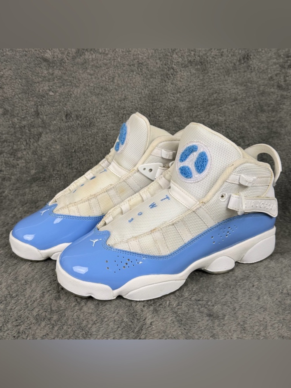 Nike Jordan 6 Rings UNC Basketball Shoes GS CW7038-100 5.5Y